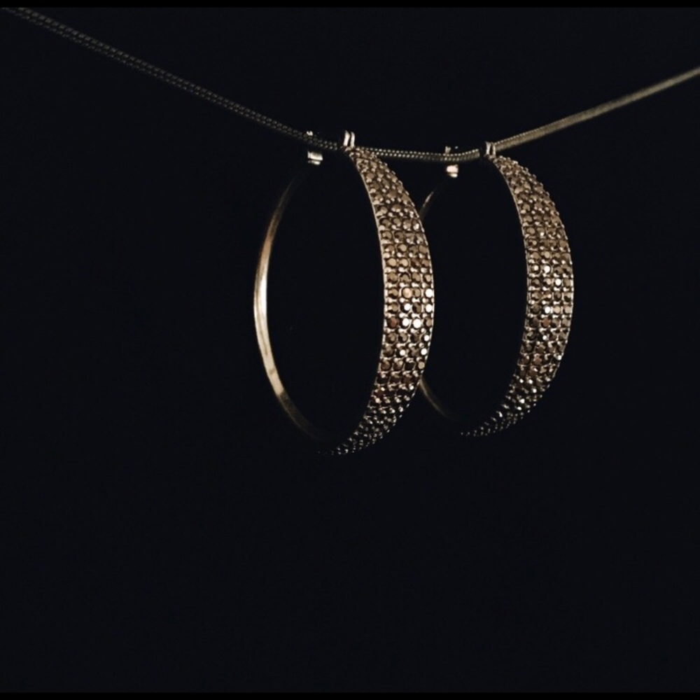 Lucky brand boho hoop earrings